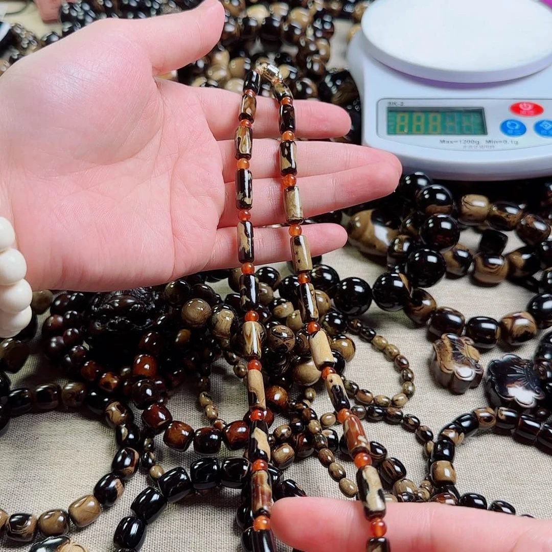 泥塑血柳项链毕业无暇