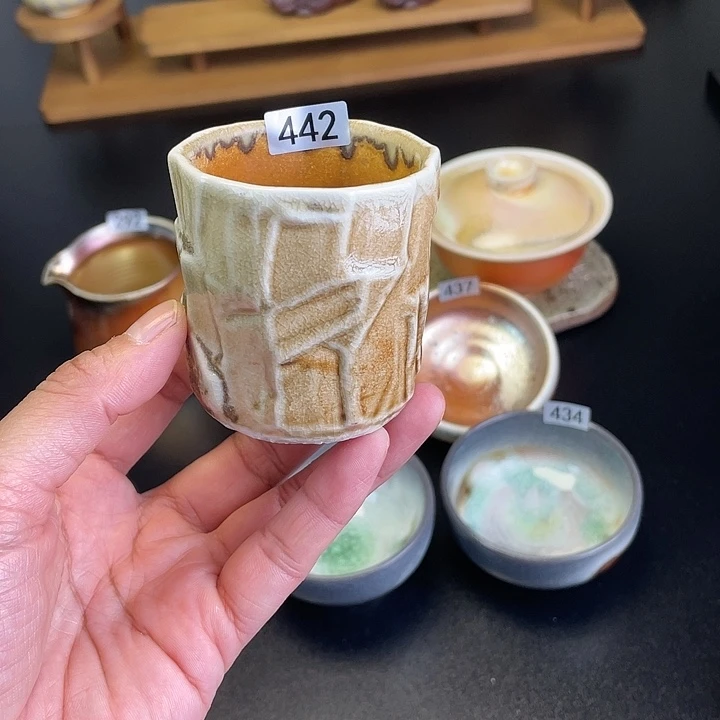 燃薪柴烧茶器主人杯