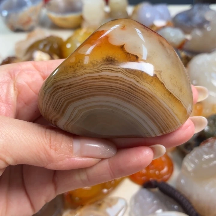 玛瑙/玉髓未镶嵌吊坠(不含链)