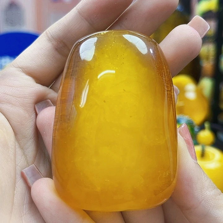 琥珀颈饰未镶嵌吊坠