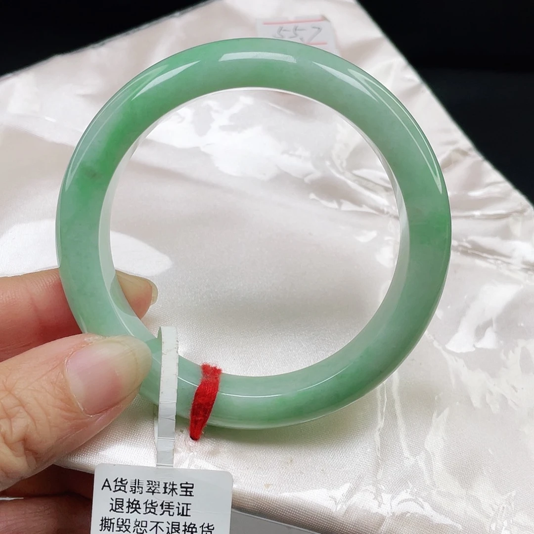 未镶嵌手镯翡翠正圈5515