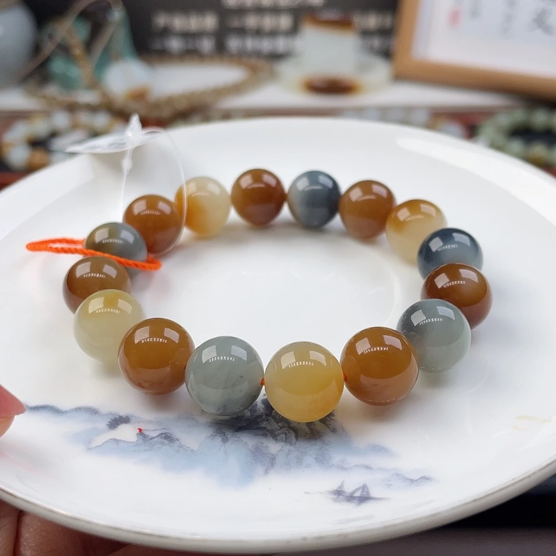 和田玉手串未镶嵌