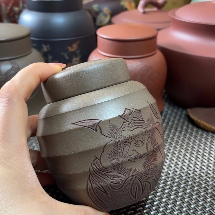 紫砂茶叶罐中高端紫砂茶叶罐