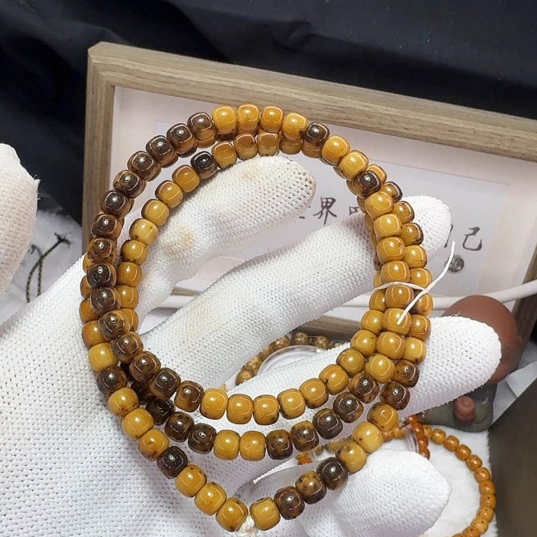 星月菩提吊坠65绿背河豚通体