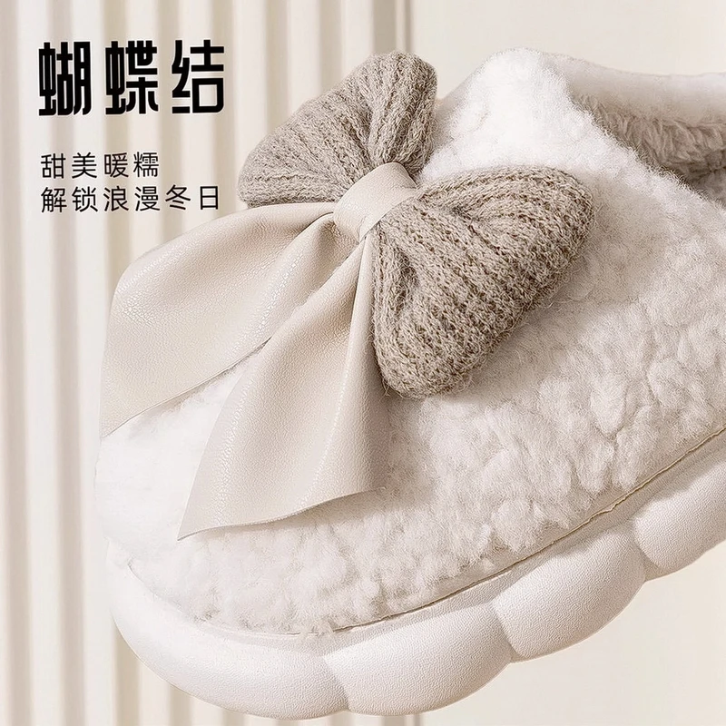 棉拖鞋女士秋冬季2024新款室内包头保暖厚底家用毛毛棉拖女冬家居
