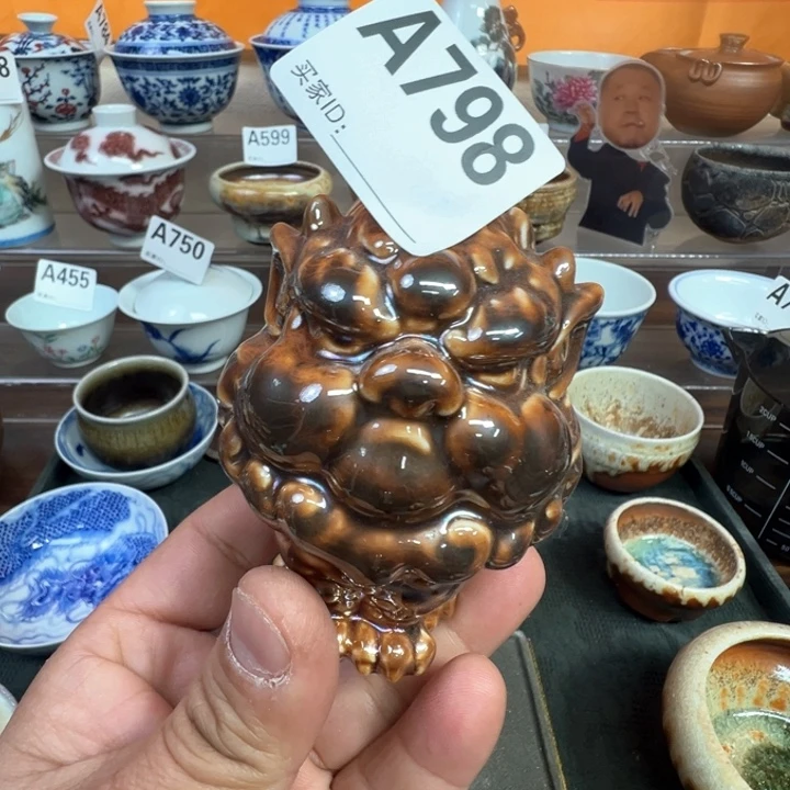 摆件N****t798景德镇手工柴烧茶器