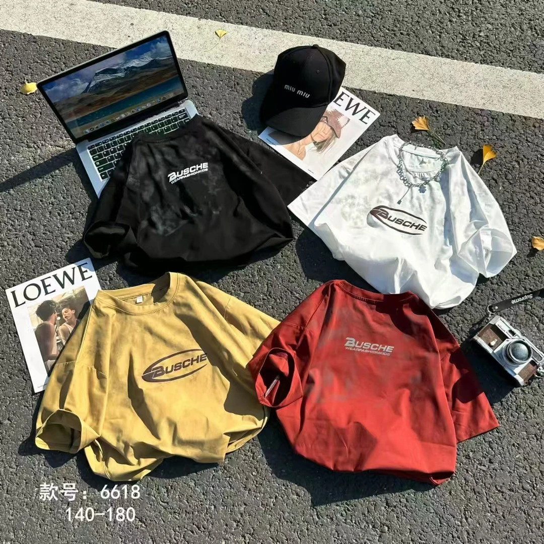 经典潮流原创儿童T恤（黑、白、红款）