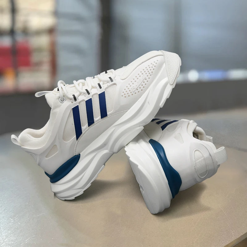 老爹鞋男鞋2025秋季网红新款网面透气厚底休闲运动鞋爆款小白鞋潮