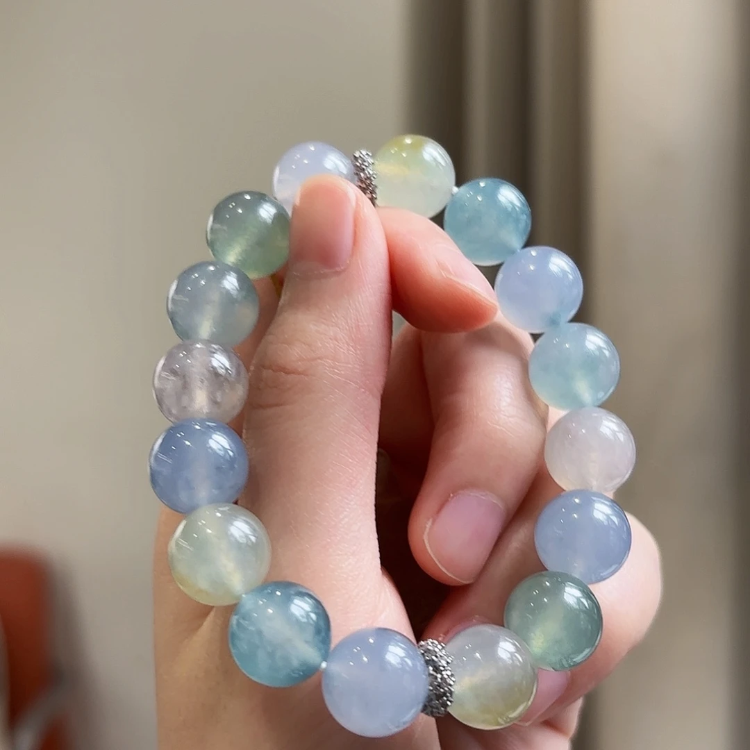 翡翠未镶嵌手串16颗翡翠手串多人不退不换