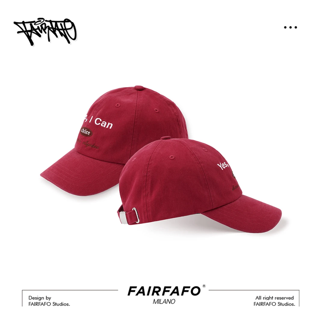 FAIRFAFO林肉肉【刺绣字母棒球帽】FH5TA0357