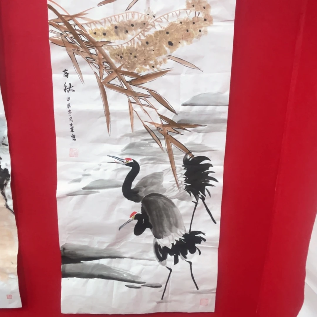 国画仝文革老师三尺作品