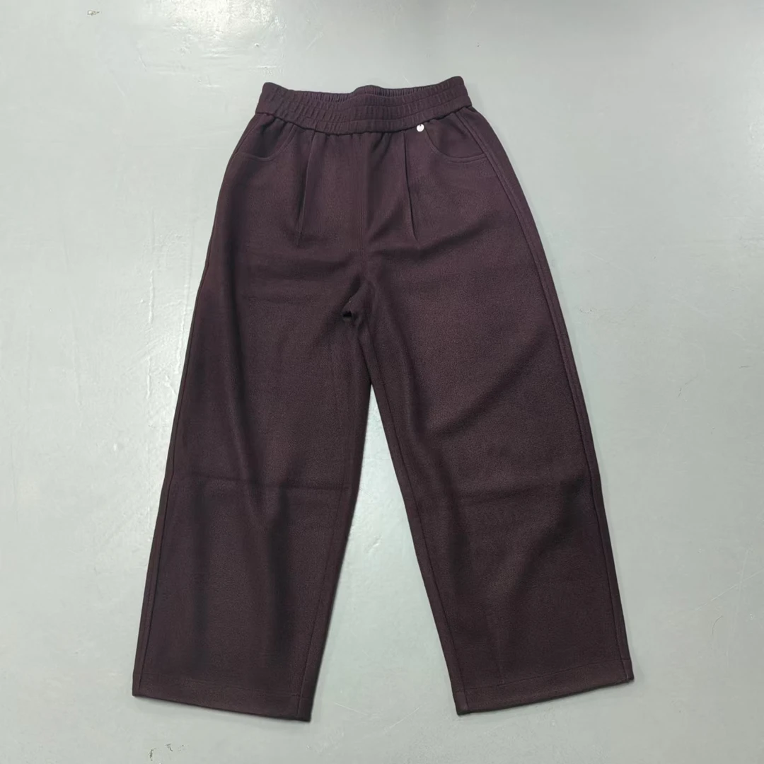【南油玲姐】紫红色休闲裤82809