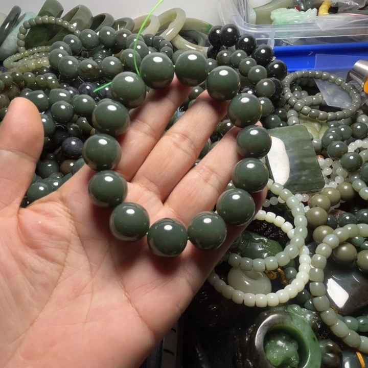 手串未镶嵌和田玉默*16