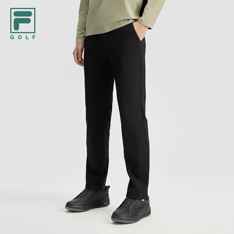 Fila/斐乐FILA斐乐GOLF商务通勤百搭舒适梭织直筒裤A11M515805F
