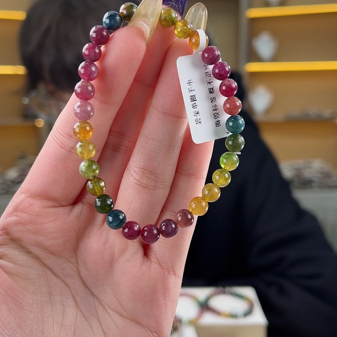 碧玺碧玺6mm（多样性发一件未镶嵌