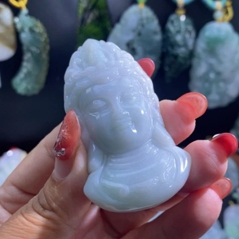 【闪购商品】颈饰未镶嵌翡翠观音