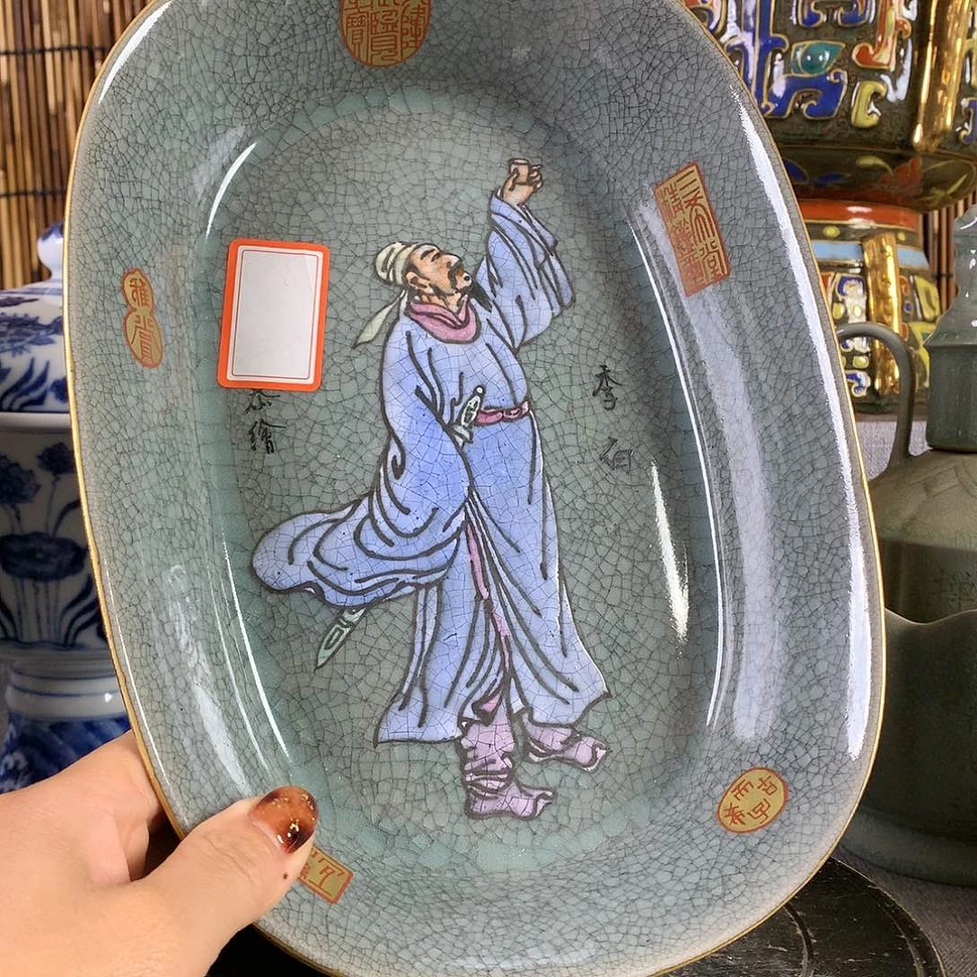 摆件瓷器真的很漂亮的