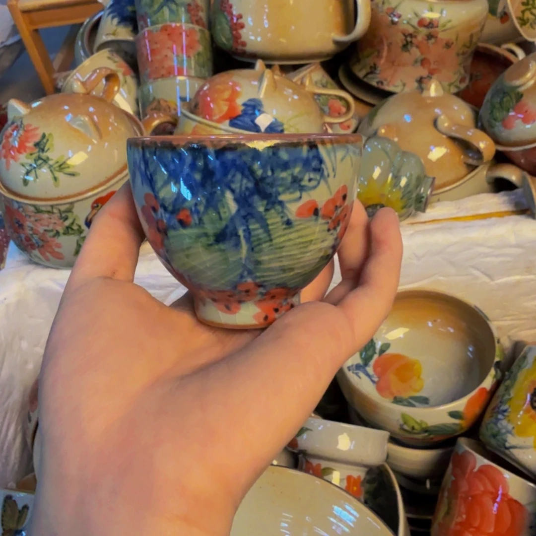 瓷片景德镇陶瓷手工手绘