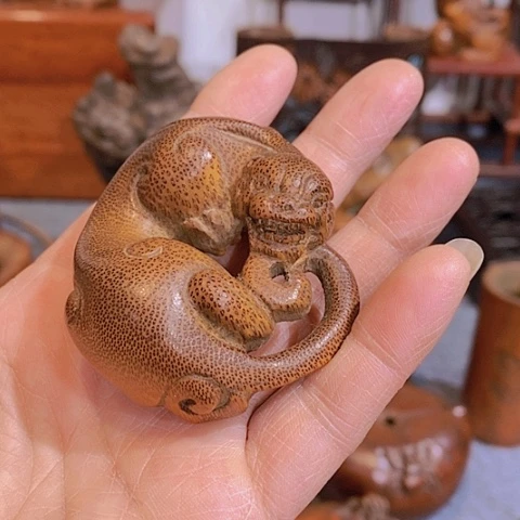 贡木瓷****9华彩木作摆件