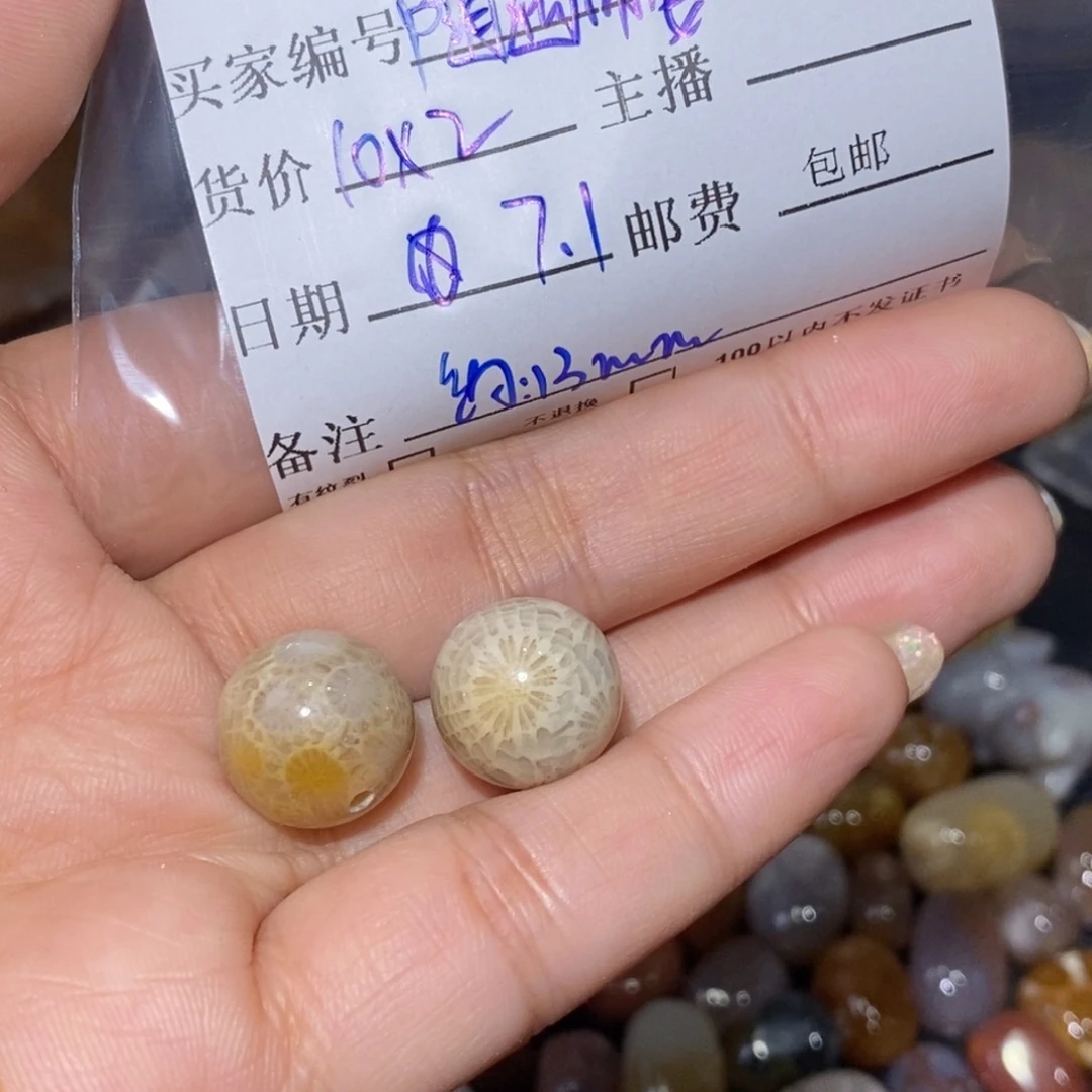 【闪购商品】硅化玉珊瑚玉未镶嵌随**安