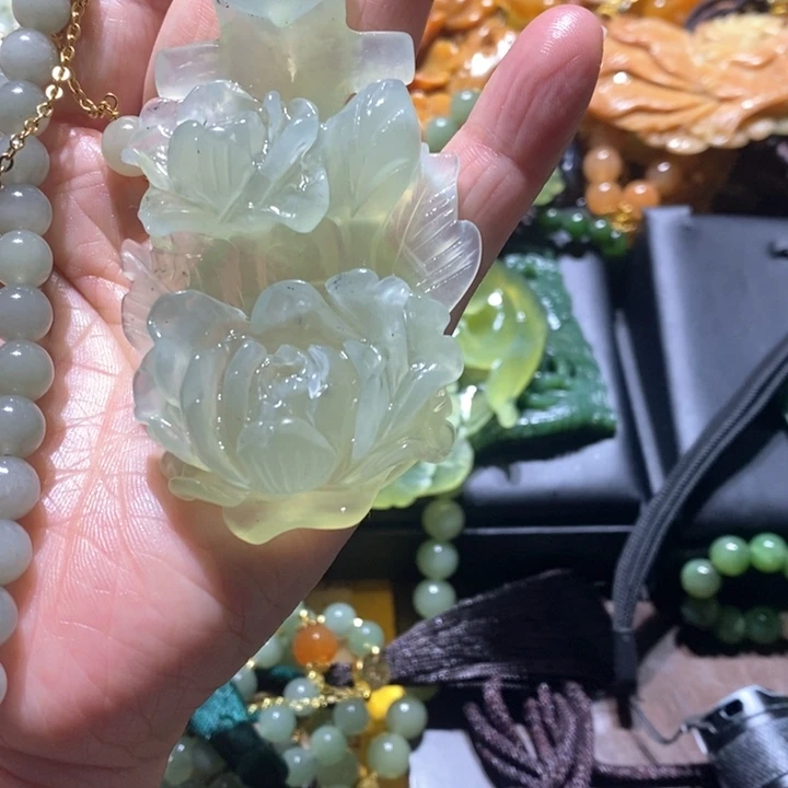 岫玉毛衣链未镶嵌