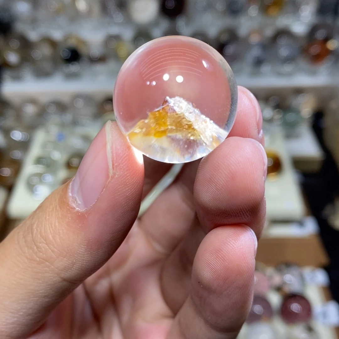 水晶珠宝半成品未镶嵌23m