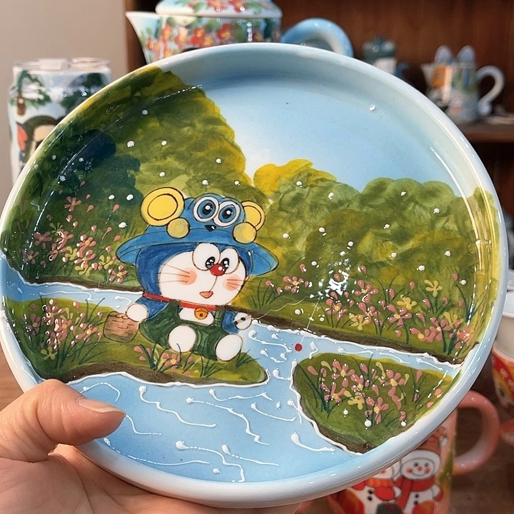 陶景德镇釉下手绘陶瓷