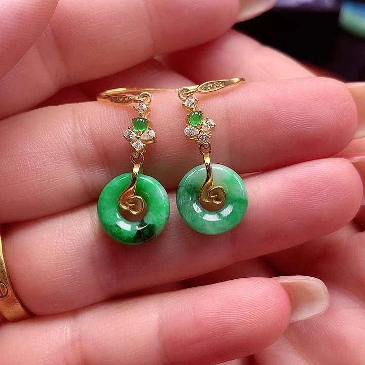 颈饰银S925镶嵌翡翠翡翠