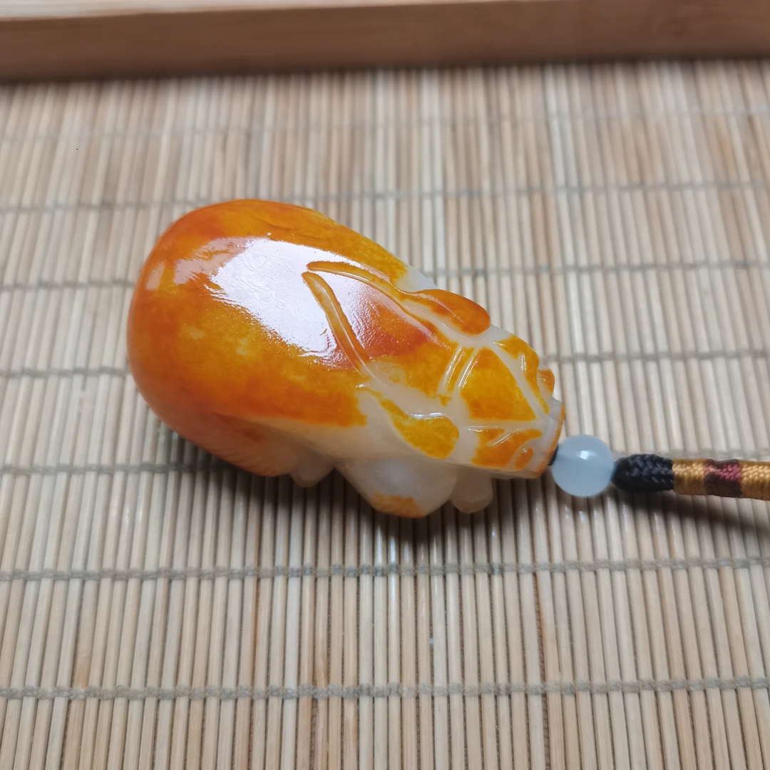 新疆和田玉貔貅把件89克
