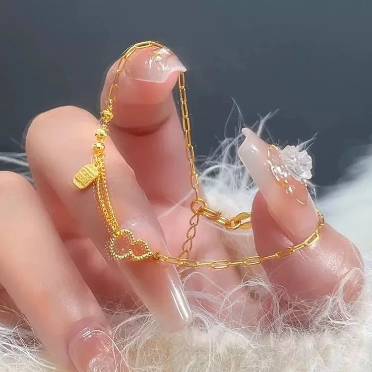 合金手链 【福字葫芦转运珠手链】轻奢高级感女时尚百搭款手串