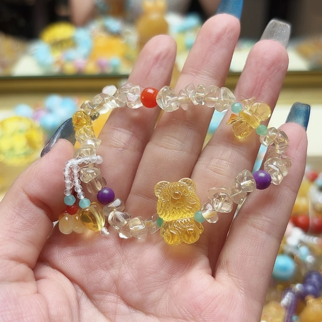 琥珀未镶嵌手镯琥珀