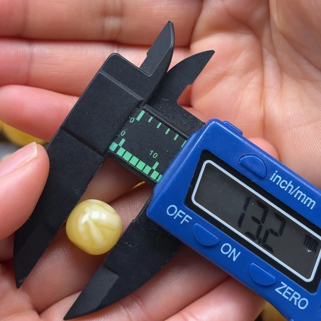 琥珀珠宝奇石未镶嵌俄料精工老型单珠