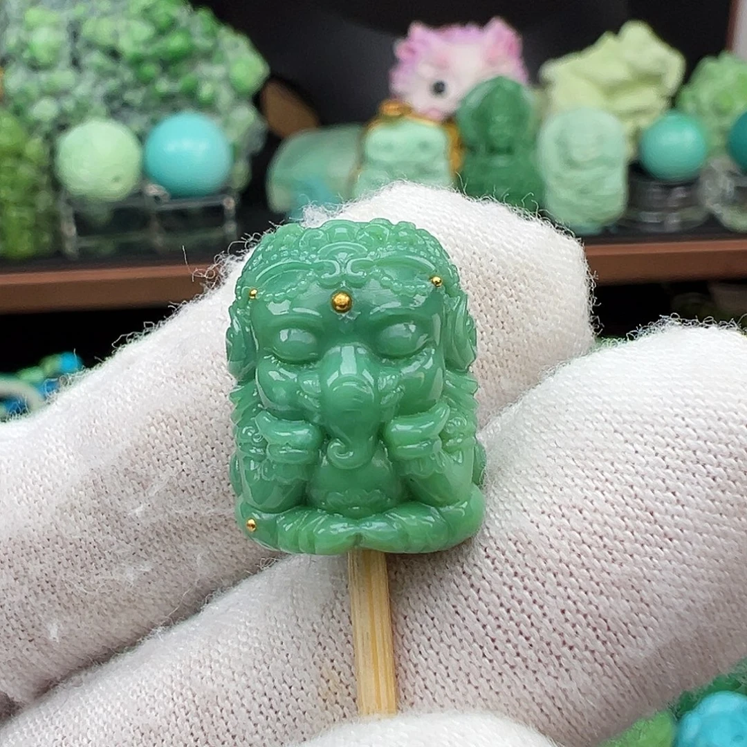 绿松石未镶嵌绿松石主播璐璐