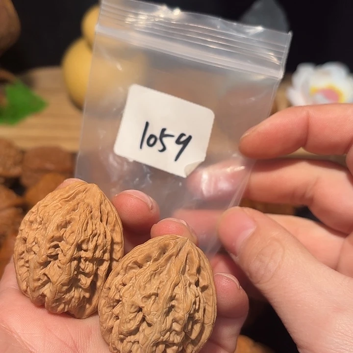 文玩核桃把件37 尺   红锦鲤      1059