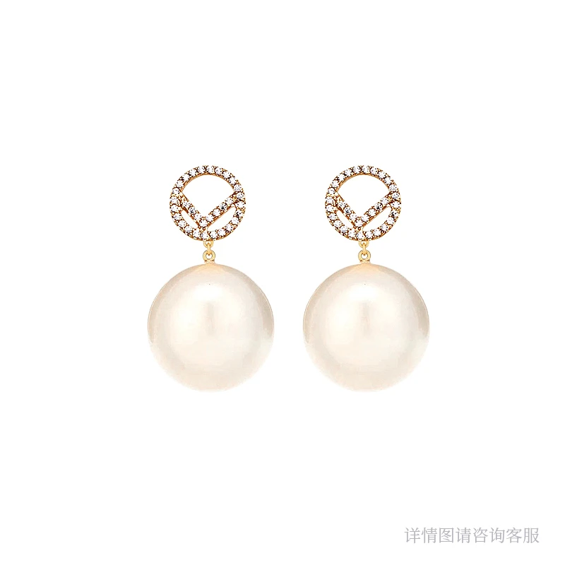 铜合金珐琅耳饰 欧货DP高品耳环-1153