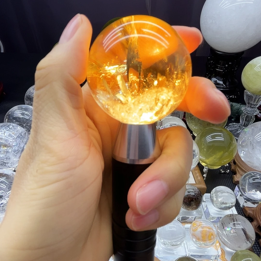 未镶嵌珠宝半成品水晶4.45公分