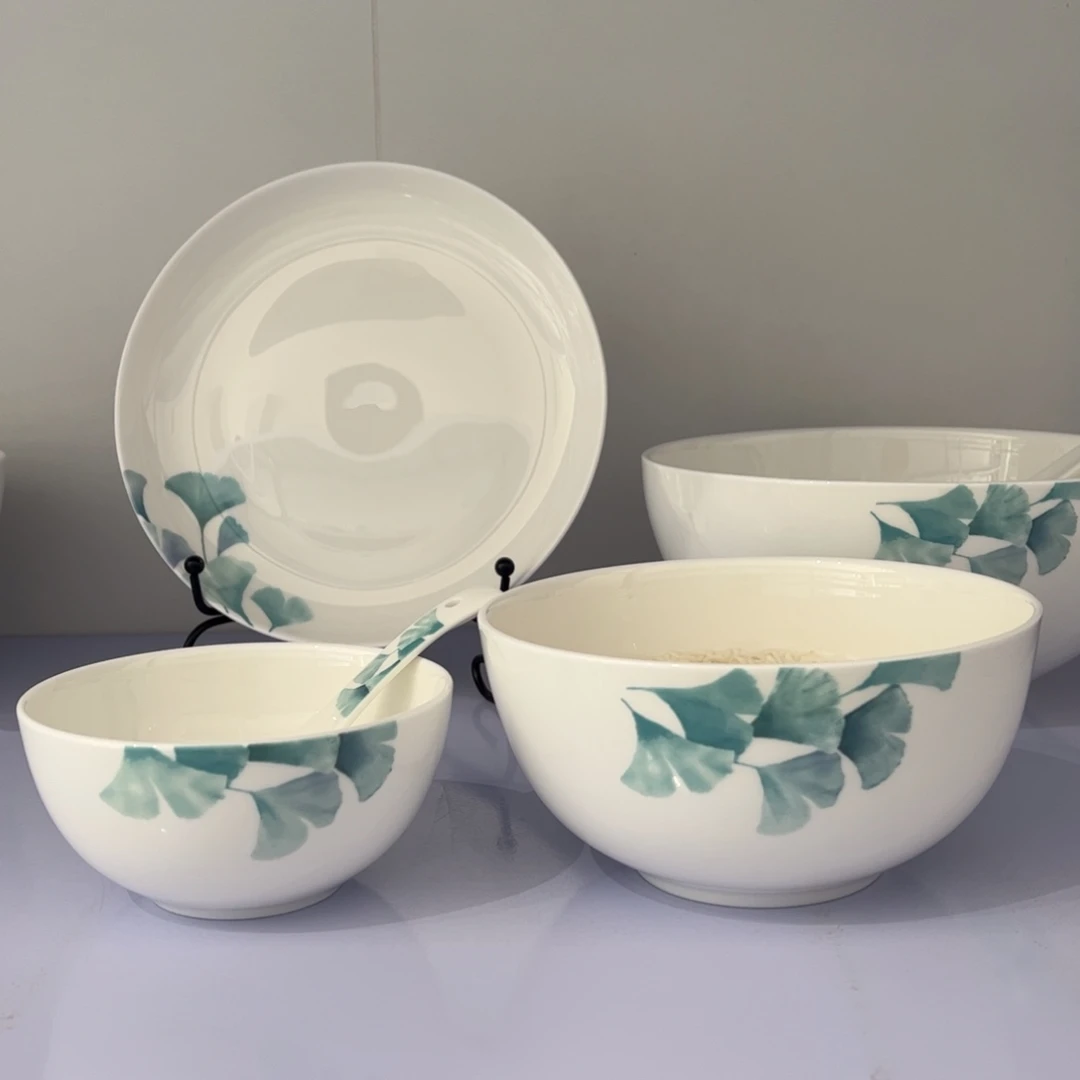 瓷片倾国倾城22头餐具