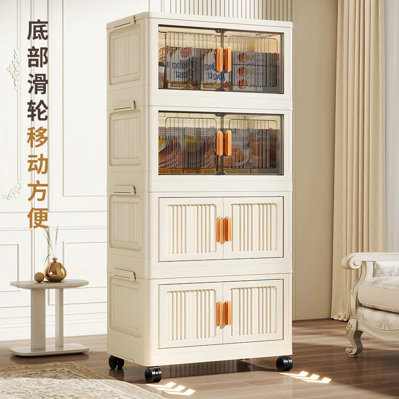 【拍四发五】儿童衣服储物柜简约可折叠衣柜家用大容量收纳柜子