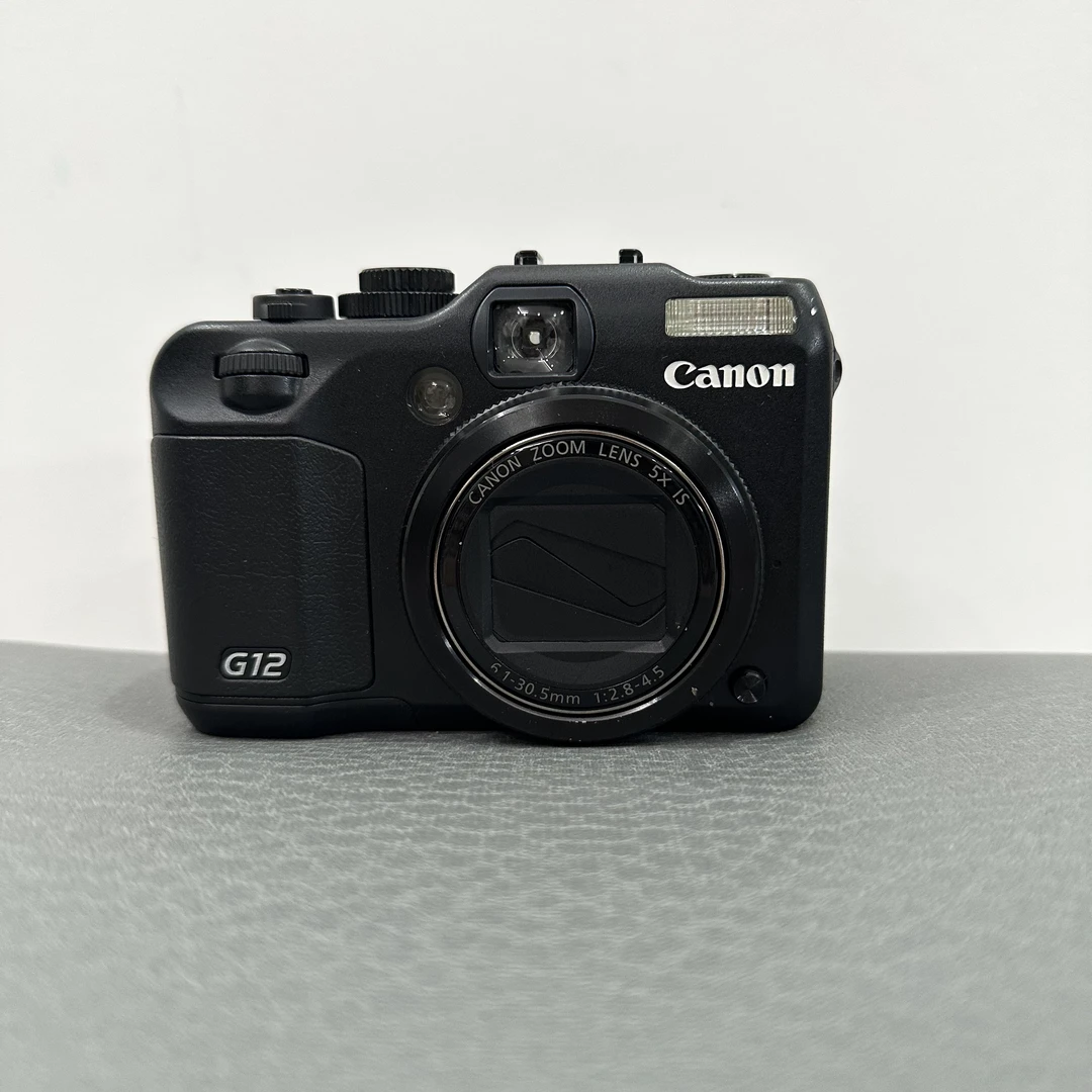 95新 Canon/佳能 佳能G12 翻转屏可自拍 ccd机皇 拍照高清