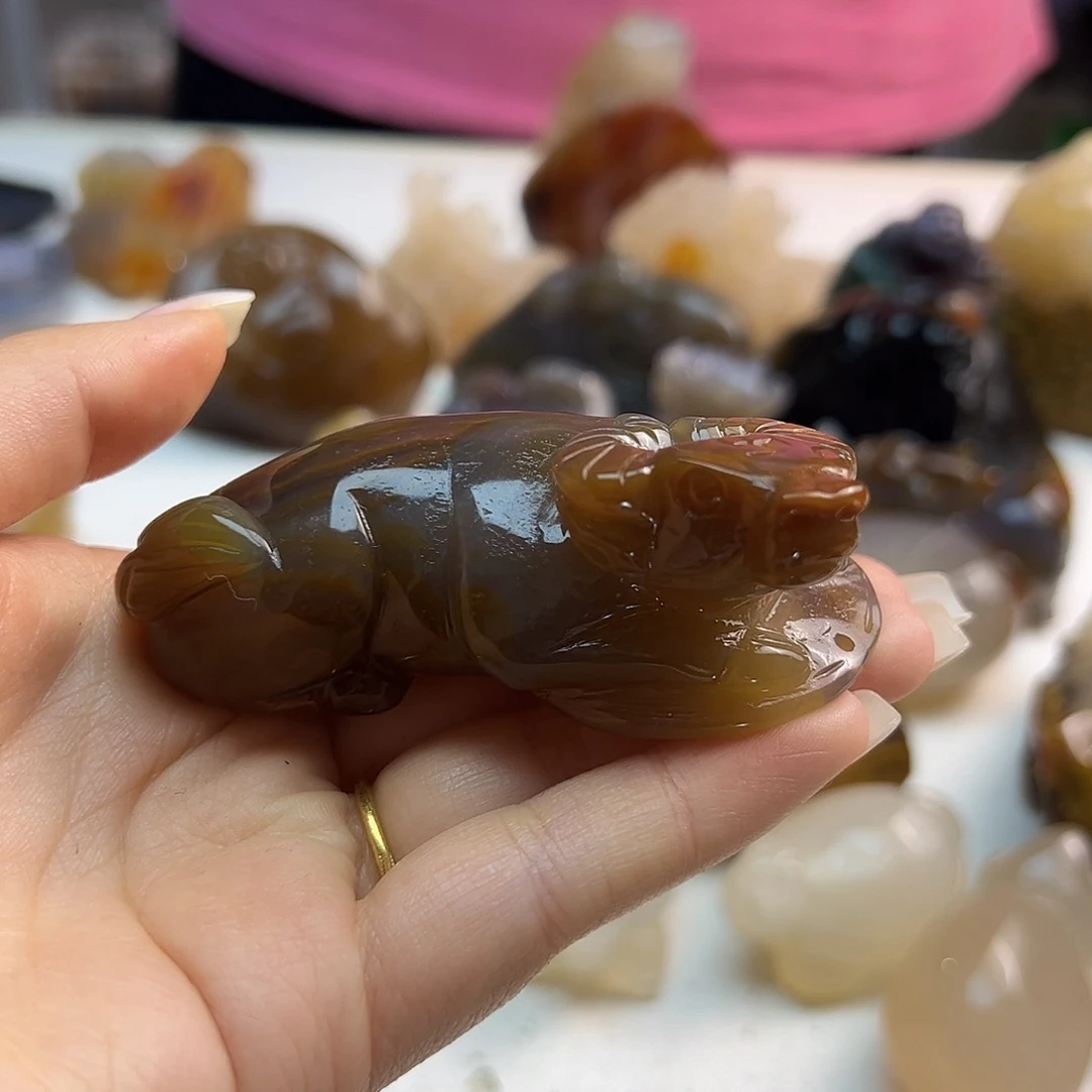 玛瑙/玉髓未镶嵌颈饰