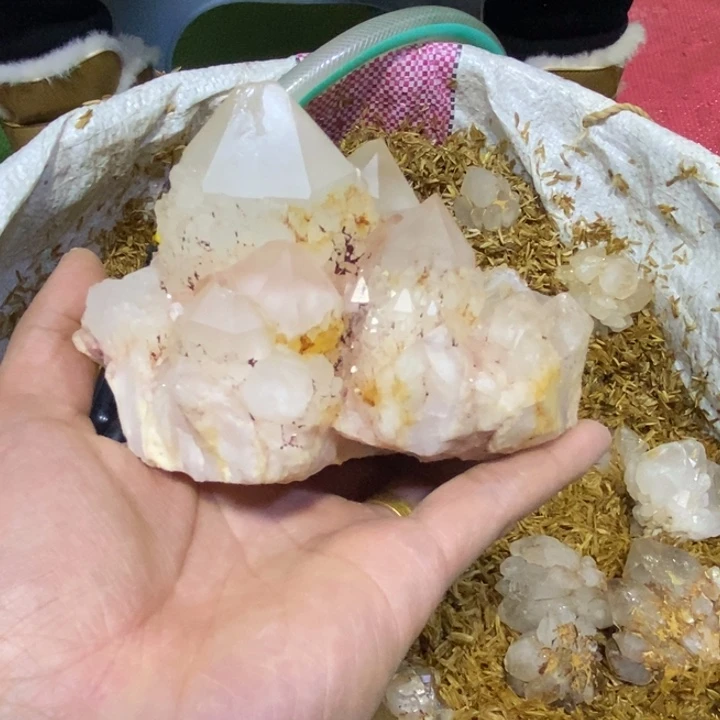 水晶水晶原石摆件未镶嵌沉****发