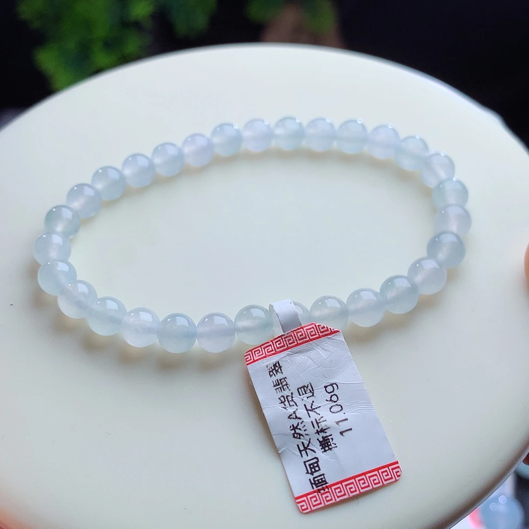 翡翠未镶嵌手串卡6