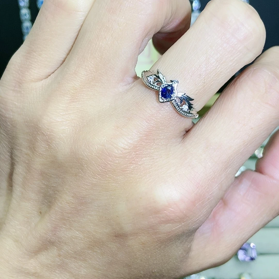 【闪购商品】戒指蓝宝石未镶嵌