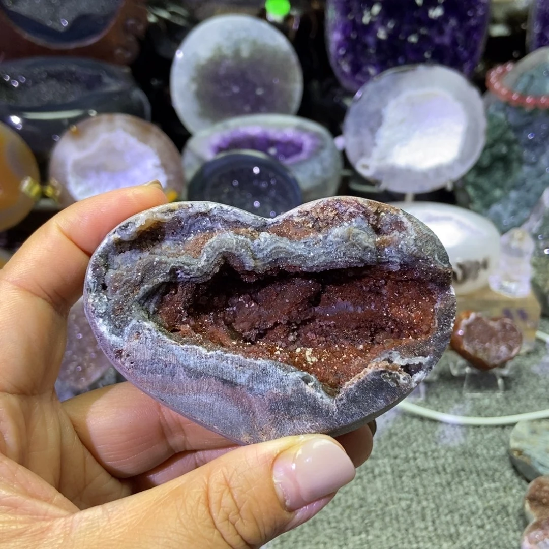 摆件紫晶未镶嵌水晶