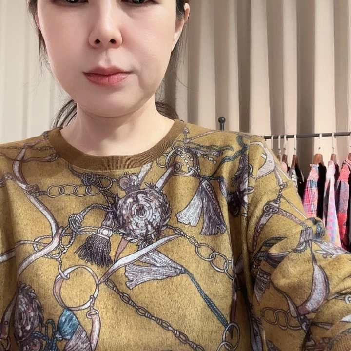 平***静韩国高档松紧腰深咖8