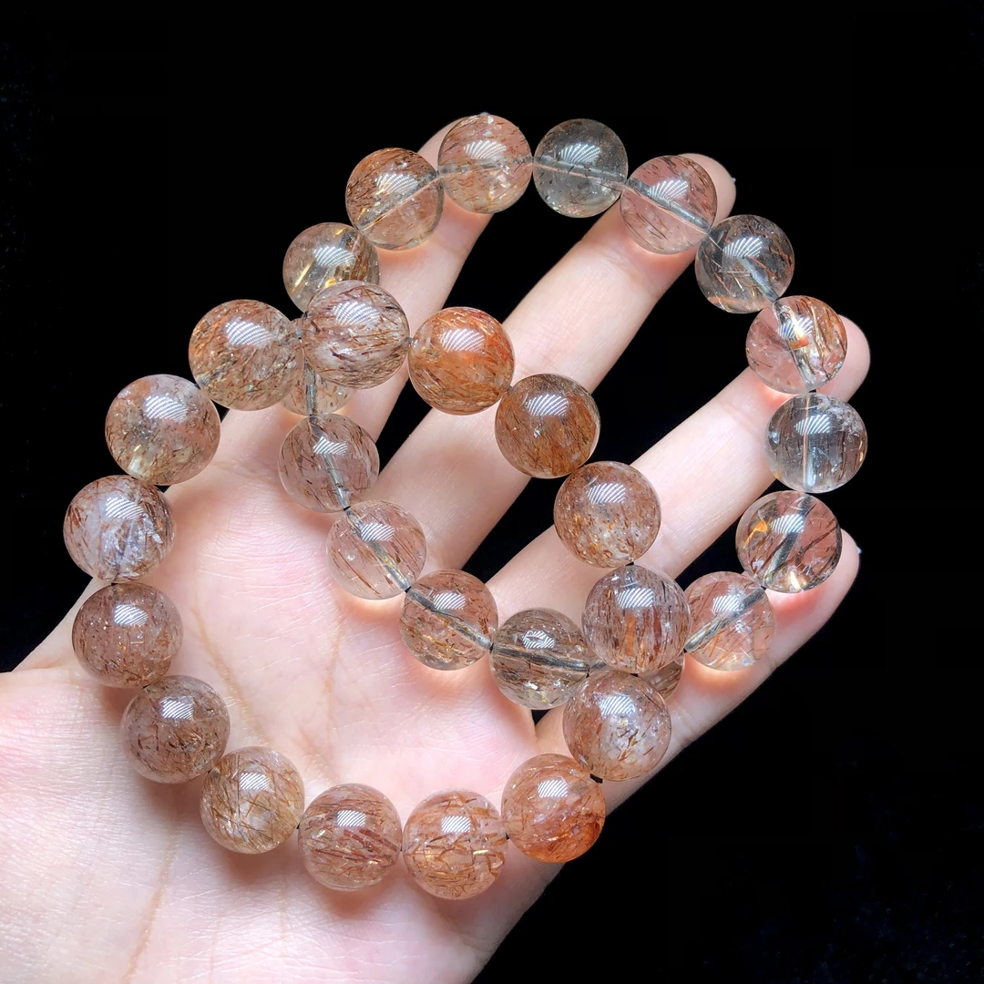 【云上好物】水晶手串-多样性发其一-约13mm-DS83684（甄选）
