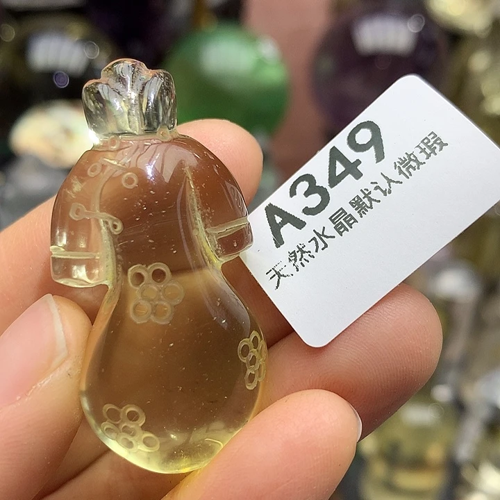 水晶天然水晶旗开得胜吊坠未镶嵌