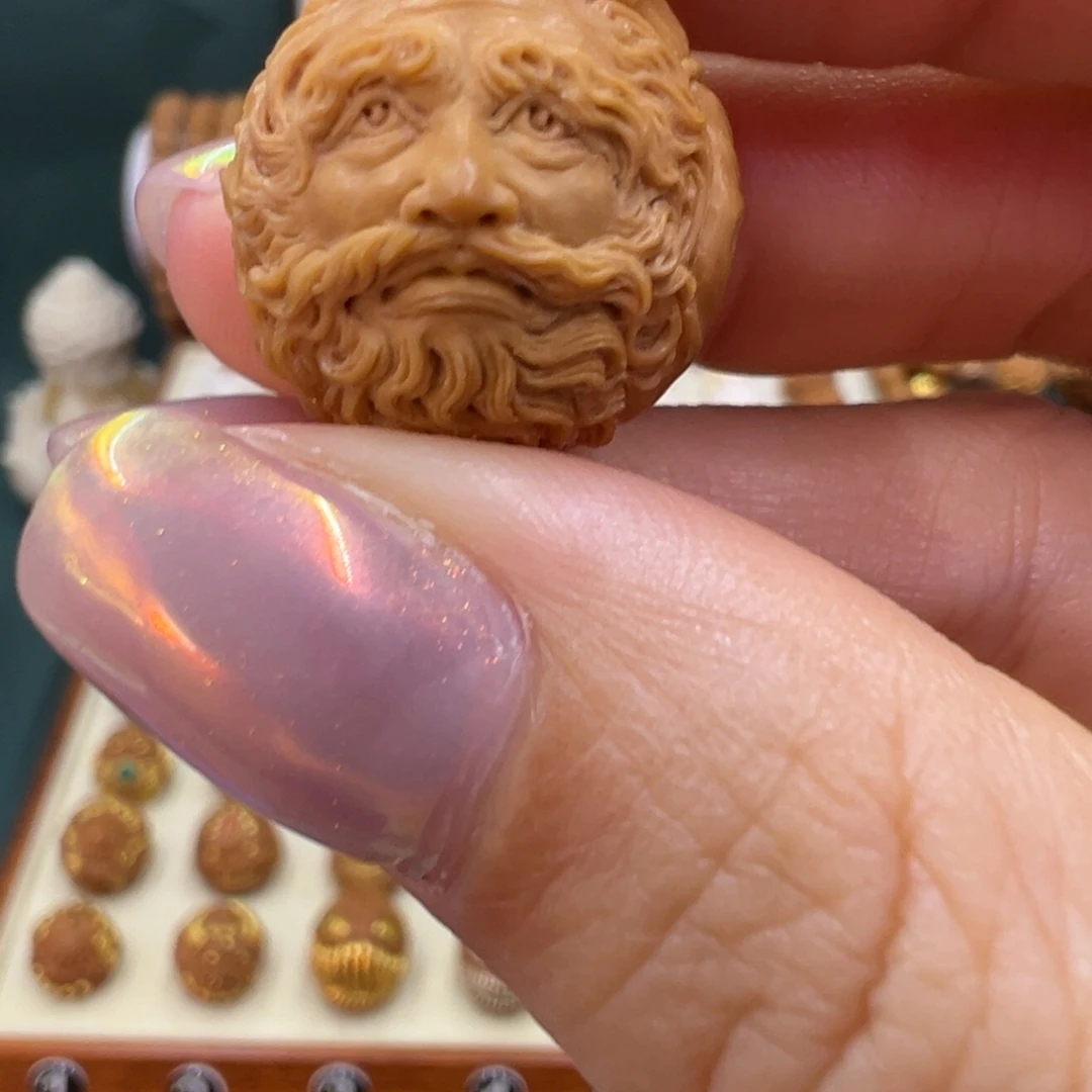 猴头核桃吊坠单颗