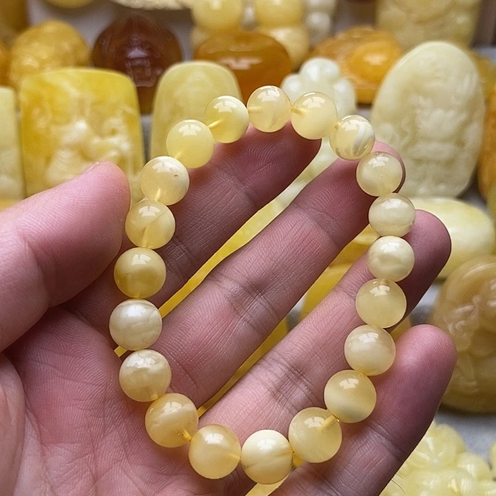 琥珀颈饰未镶嵌琥珀蜜蜡吊坠