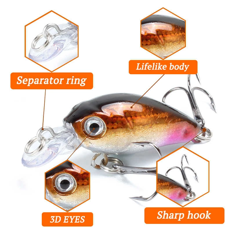 微物震动带响珠CC50CC60漂浮水面系路亚假饵适用鲈鱼鳜鱼由中山市